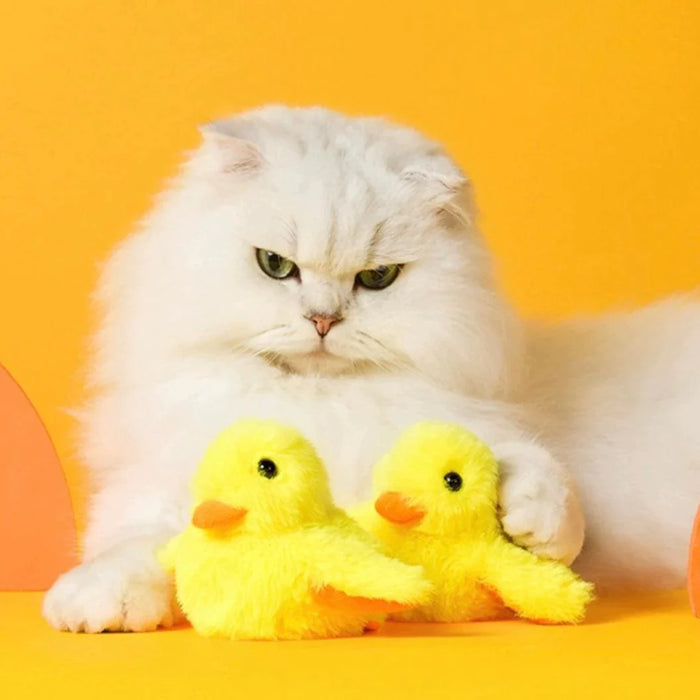 QuackMate - Interactive Flapping Duck Toy for Cats